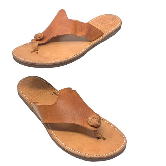 Melissinos Handmade Cyclades Leather Thong Custom Sandal‎ main image 5